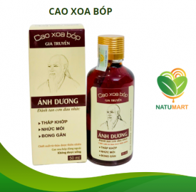 Cao Xoa Bóp Gia Truyền Ánh Dương, Thảo Dược Thiên Nhiên Block 5 chai - NATUMART